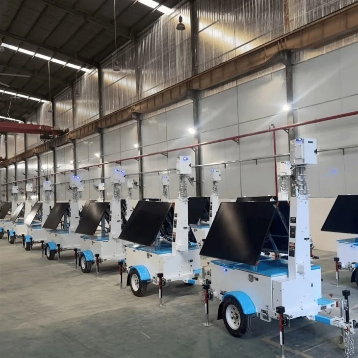 Biglux Mobile Solar Powered Security Trailer high quality